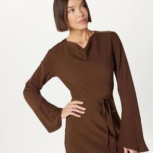 The Drop Women's Flared Sleeve Maxi Dress by @withloveleena Size 2X